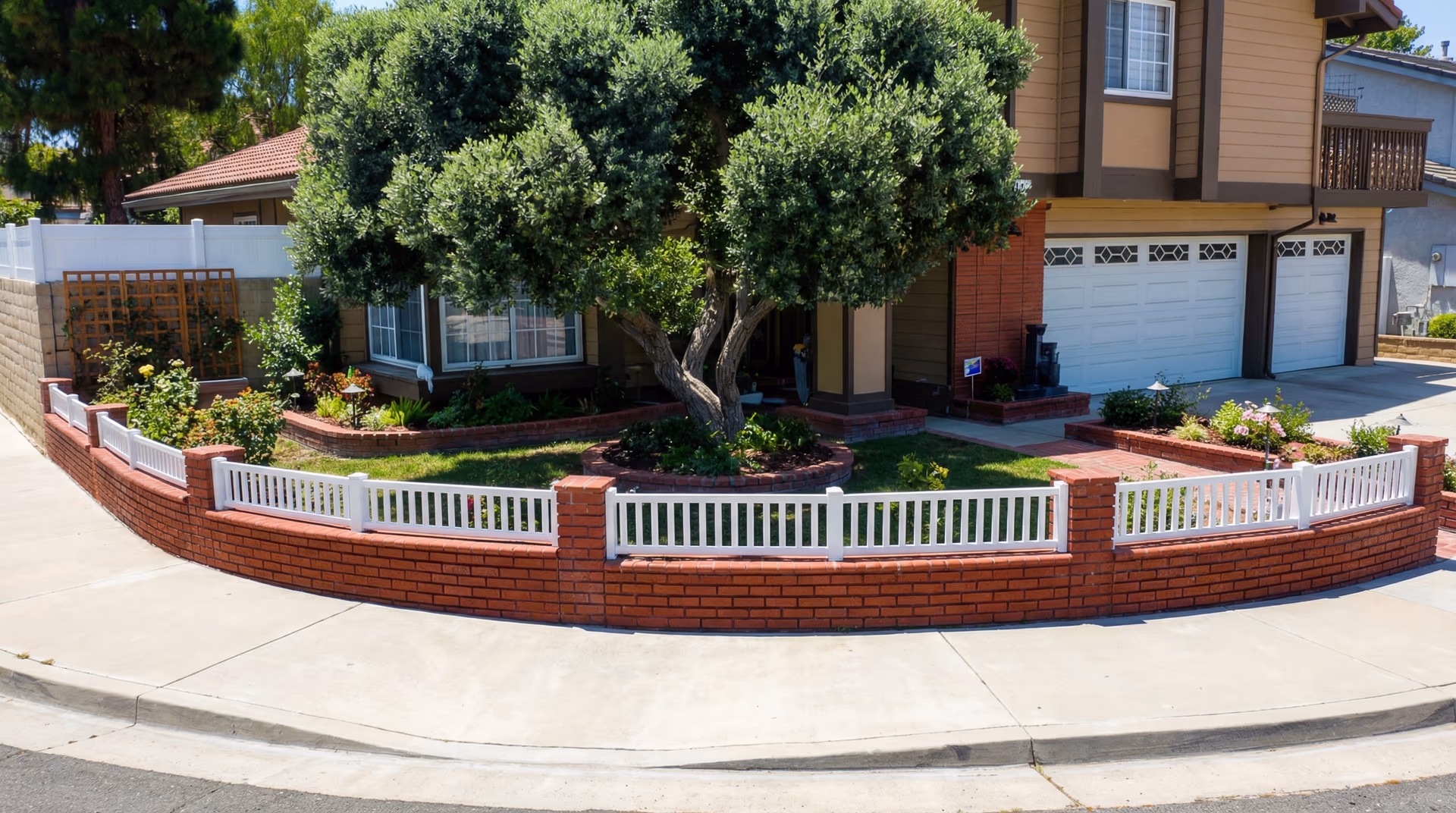 Picket fence installation